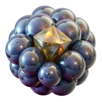 vibrant artistic Floating Soap Bubble Cluster Pattern Cutout Element exclusive png