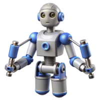 nostalgic alluring Surgical robot with robotic arms. NO BACKGROUND with Transparent Background. luxury png