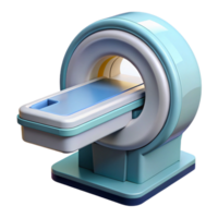 sought-after avant-garde Medical scanner with detailed imaging. NO BACKGROUND with Transparent Background. 4K png