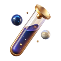 elegant modern Floating Test Tube Science Lab Cutout genuine png