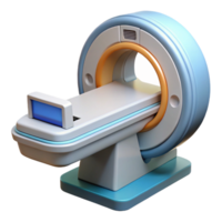 serene quintessential Medical scanner with detailed imaging. NO BACKGROUND with Transparent Background. png