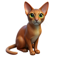 enchanting playful bohemian A grooming British Shorthair cat, licking paw, NO BACKGROUND with Transparent Background. original png