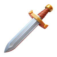 signature mid-century Excalibur, King Arthur's sword. NO BACKGROUND with Transparent Background. authentic png