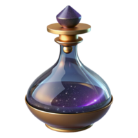 impressive artistic Glass Decanter with Stopper Elegant Design Isolated on Transparent Background detailed png