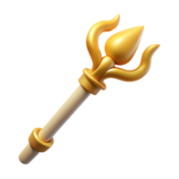 playful spectacular Thyrsus, staff of Dionysus. NO BACKGROUND with Transparent Background. gallery standard png