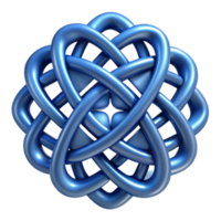 extraordinary iconic Celtic Knot, intricate design. NO BACKGROUND with Transparent Background. png