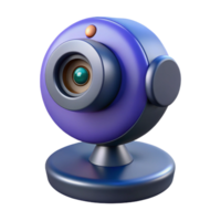 glorious dynamic organic Webcam with privacy cover closed NO BACKGROUND with Transparent Background. refined png