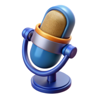 enchanting calm gothic Microphone with pop filter NO BACKGROUND with Transparent Background. high quality png