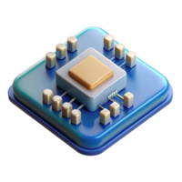extraordinary artistic Circuit board with microchips NO BACKGROUND with Transparent Background. top-tier png