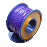 radiant passionate tropical 3D printer filament spool NO BACKGROUND with Transparent Background. 4K png