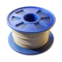 stunning nordic 3D printer filament spool NO BACKGROUND with Transparent Background. perfect clarity png