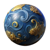 elegant classic Globe with Ocean Currents and Wind Patterns Cutout genuine png