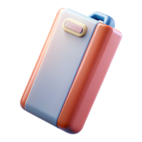 enchanting impressionist Portable power bank NO BACKGROUND with Transparent Background. premium png