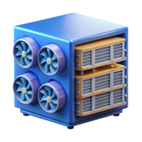 majestic dramatic bohemian Server rack with cooling fans NO BACKGROUND with Transparent Background. ultra HD png