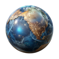 dramatic modern Globe with Transparent Oceans Cutout exclusive png