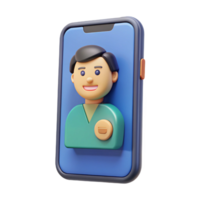 exemplary artistic Smartphone with facial recognition enabled NO BACKGROUND with Transparent Background. perfect clarity png
