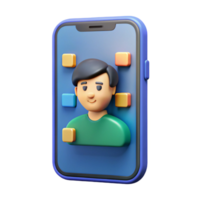 sumptuous renaissance Smartphone with facial recognition enabled NO BACKGROUND with Transparent Background. high quality png