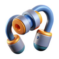 unparalleled rustic Wireless earbuds with noise cancellation NO BACKGROUND with Transparent Background. premium png