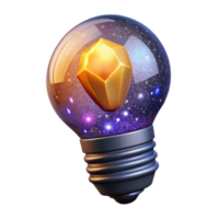 stunning abstract Glowing Light Bulb Cutout Element professional png