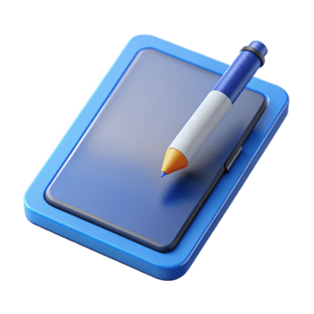 härlig enastående läsplatta dator med nål penna Nej bakgrund med transparent bakgrund. png