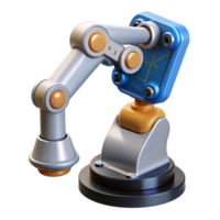 exquisite sought-after Robot arm holding a circuit board NO BACKGROUND with Transparent Background. png