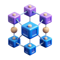 timeless coastal Blockchain technology network diagram NO BACKGROUND with Transparent Background. exclusive png