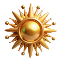 stunning minimalist Golden Sunbeams Cutout with Warm Light high quality png