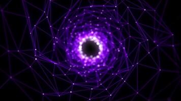 plexus technology data network purple background video