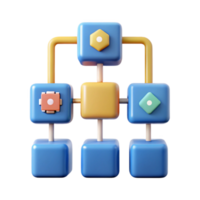 reflective majestic Machine learning algorithm flowchart NO BACKGROUND with Transparent Background. flawless png