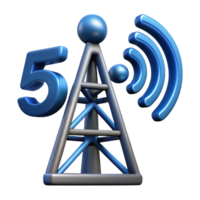 exquisite intense bohemian 5G network tower icon NO BACKGROUND with Transparent Background. original png