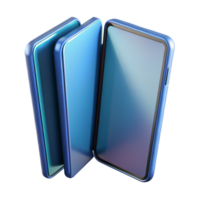unparalleled artistic Foldable smartphone with flexible display NO BACKGROUND with Transparent Background. masterfully captured png