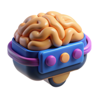 serene gothic Brain-computer interface device NO BACKGROUND with Transparent Background. ultra HD png