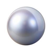 immaculate mid-century A single pearl, perfectly round and lustrous. NO BACKGROUND with Transparent Background. expertly shot png