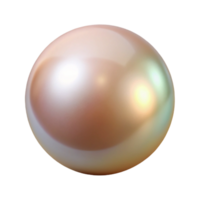 splendid art deco A single pearl, perfectly round and lustrous. NO BACKGROUND with Transparent Background. luxury png