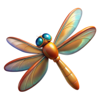 spectacular joyful bohemian Dragonfly NO BACKGROUND with Transparent Background. authentic png