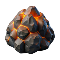 enchanting calm elegant Volcanic rock NO BACKGROUND with Transparent Background. exclusive png