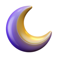 signature retro Crescent moon NO BACKGROUND with Transparent Background. original png