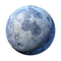 wonderful playful organic Full moon NO BACKGROUND with Transparent Background. professional png