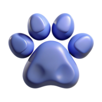 tranquil splendid Paw print dog NO BACKGROUND with Transparent Background. professional png