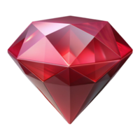 extraordinário raro uma solteiro, perfeito rubi pedra preciosa, não fundo com transparente fundo. png