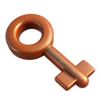 peaceful gorgeous A single, rusted key, NO BACKGROUND with Transparent Background. gallery standard png