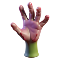 passionate mesmerizing A single, decaying zombie hand reaching upwards. NO BACKGROUND with Transparent Background. sharp png
