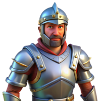mesmerizing notable A courageous knight, in full plate armor. NO BACKGROUND with Transparent Background. png