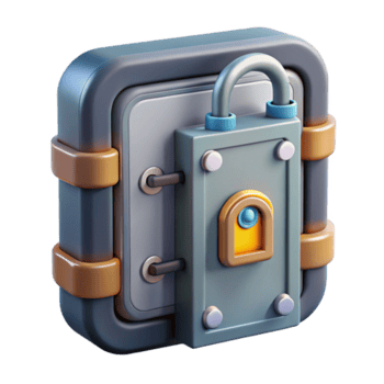 wonderful dynamic impressionist Spaceship door with locking mechanism and security panel. NO BACKGROUND with Transparent Background. 8K png