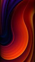 Elite Multicolored Background with Twisting Paints, Abstract Waves, Colors, Unique Design, Exclusive, Rotation video