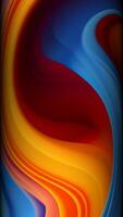 Abstract Waves, Elegant Multicolored Background with Twisting Paints, Colors, Painting, Exclusive, Drawing, Reflection video