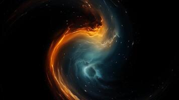 Background with Universe Twisting, Space, Galaxy, Unique Design, Exclusive, Reflection video