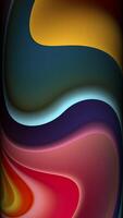 Exclusive, Unique Multicolored Background with Twisting Paints, Abstract Waves, Colors, Luxury Design, Rotation video