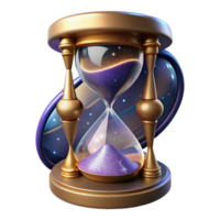 wonderful abstract Hourglass in Hand Side View Cutout original png