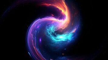 Exclusive, Unique Background with Universe Twisting, Space, Galaxy, Luxury Design, Rotation video